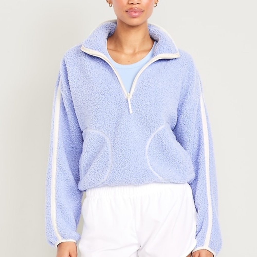 Old Navy Light Blue Fleece Jacket